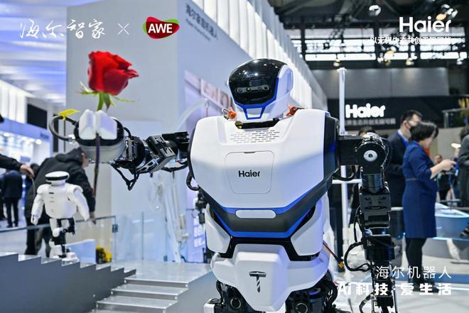 海尔机器人首次全面亮相AWE：新科技、新物种、新生活(图6)