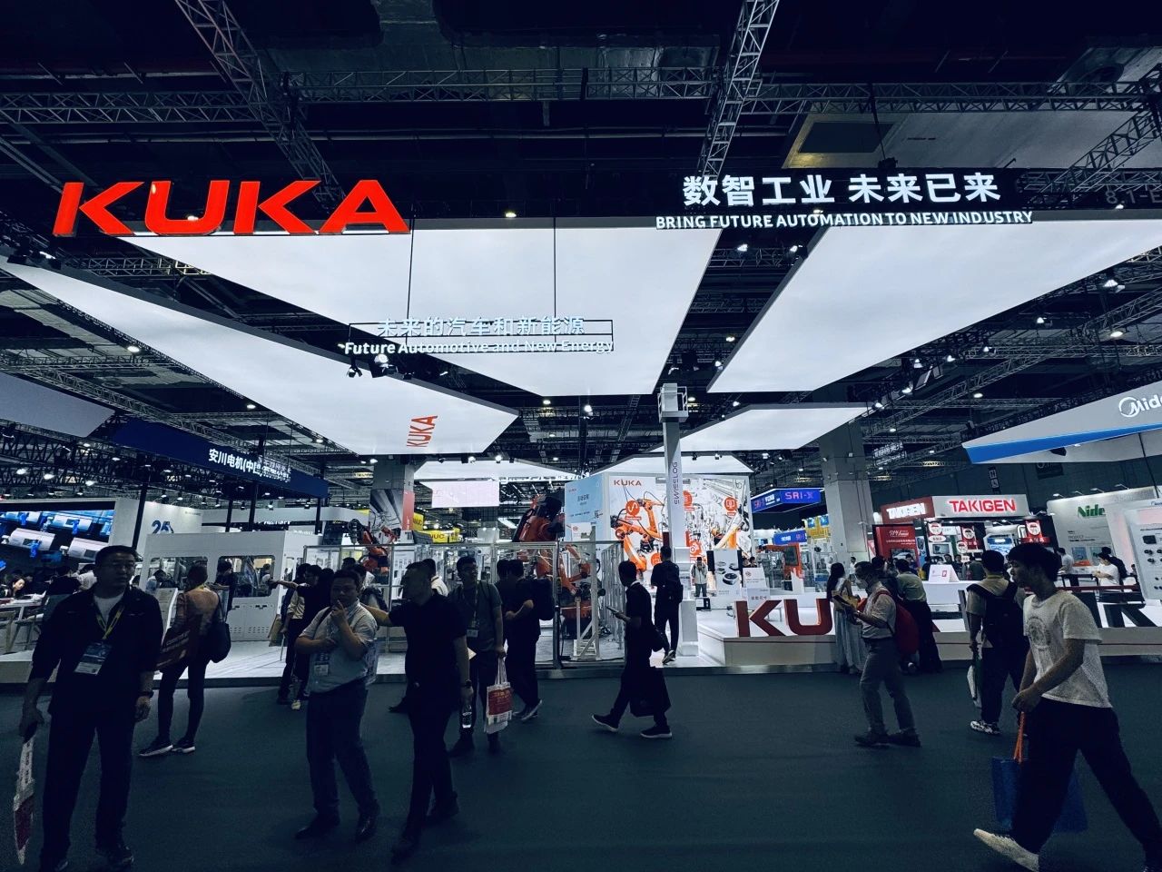 来工博会机器人展邂逅人形机器人和大咖波尔(图4)