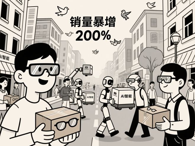 一季度暴增近200%！2025中国AI眼镜市场或迎大爆发(图2)