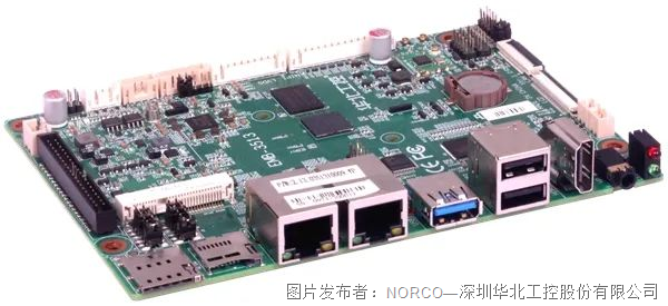 华北工控EMB-3513边缘AI主板：支持机器人视觉传感器摄像头系统集成应用(图2)