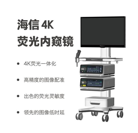 更稳定、更智能、更清晰精准!海信医疗携4K荧光高端医用内窥镜首次亮相(图4)