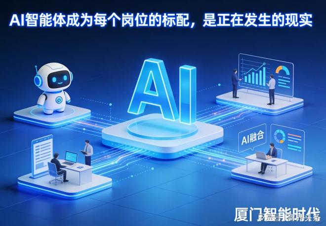 九游娱乐：厦门智能时代：每个岗位至少配个AI智能体是现在必须做的决定(图3)